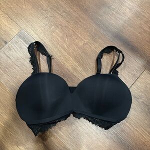 Aerie Black Lace Detail Bra